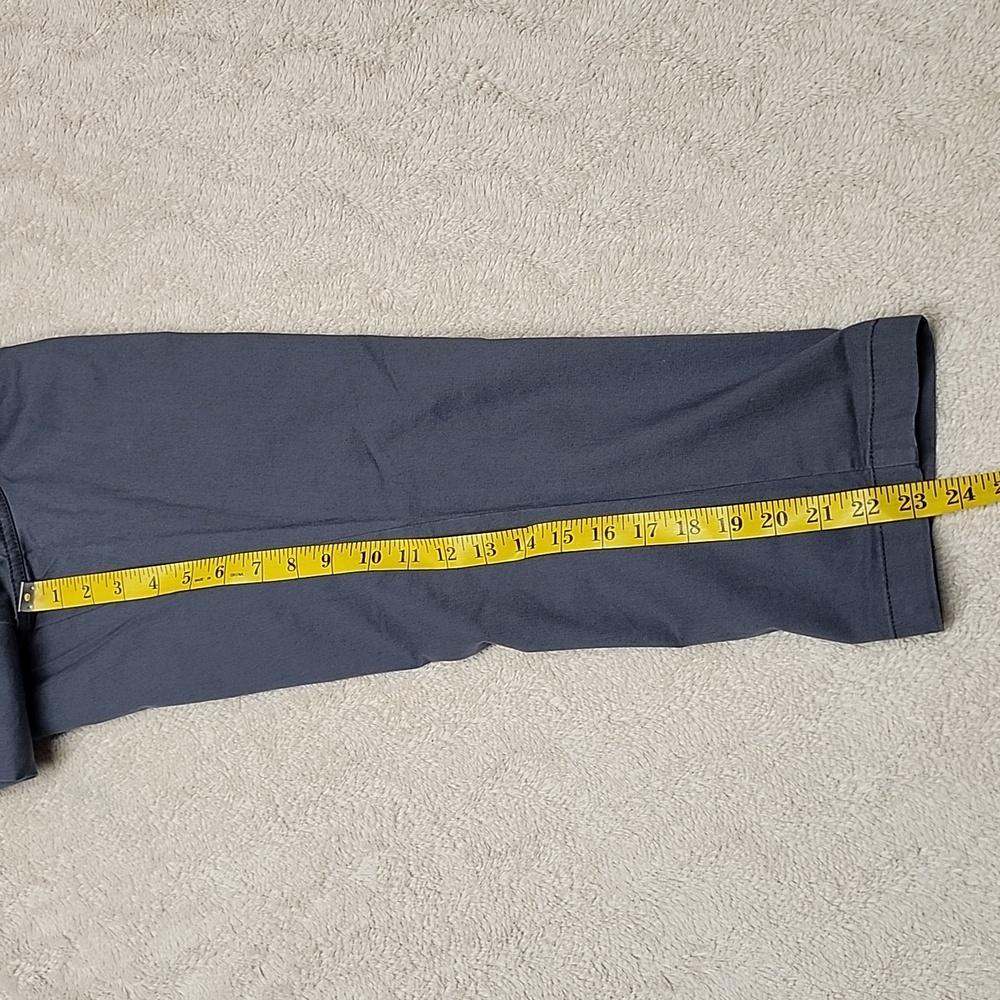 L.L. Bean Women's Favorite Fit Gray Capris Cropped Pants Size 4 Grayish Blue - Picture 10 of 11